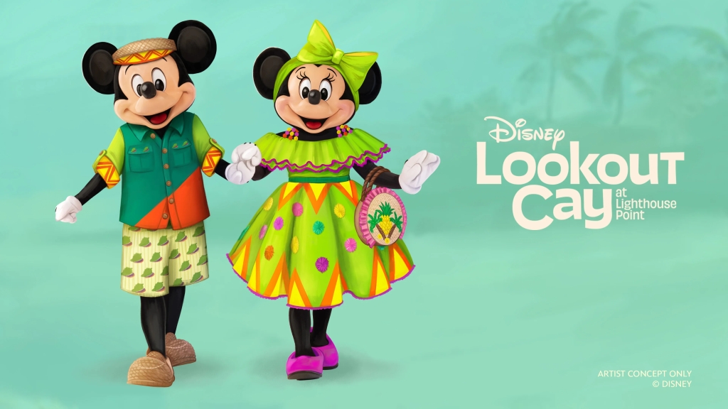 Mickey e Minnie ganham novo visual inspirado nas Bahamas